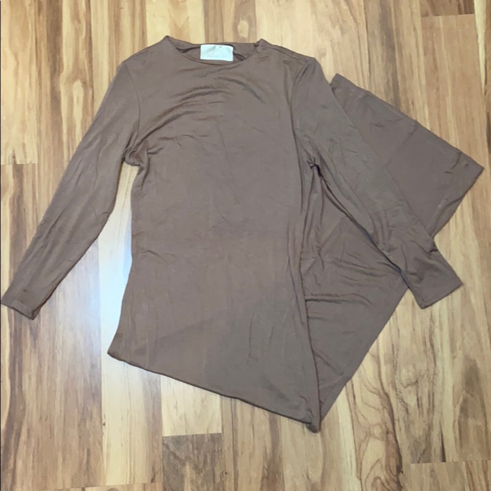 Olive Ole Long Soft Form Dress Small